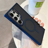Luxury Matte Magnetic Shockproof Case For Samsung