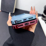 Magnetic Luxury Frosted Bumper Case For iPhone
