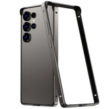 Hybrid Silicone Frame Aluminum Metal Case for Samsung