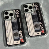 Cassette Tape Photo Frame Soft Phone Case For iPhone