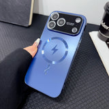 Magnetic Luxury Frosted Bumper Case For iPhone