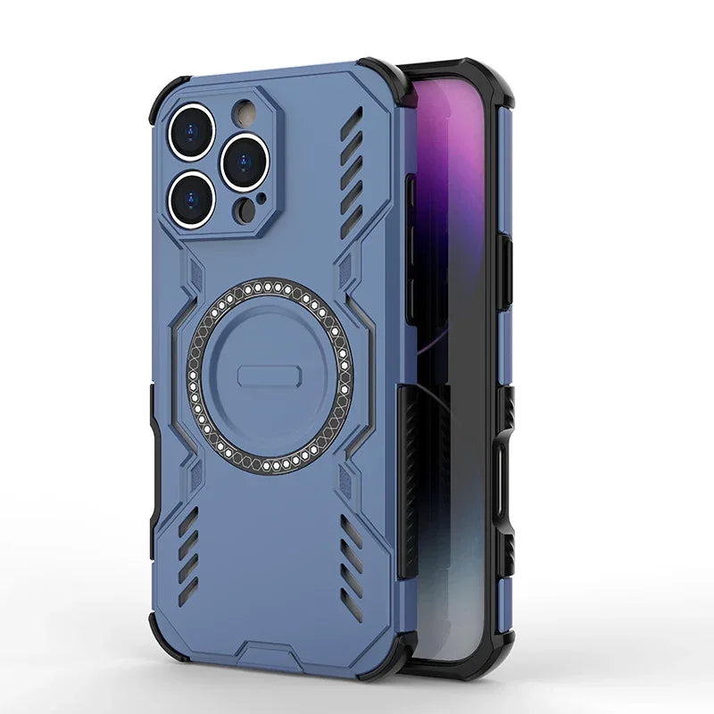 Magsafe Magnetic Armor Shockproof Case For iPhone