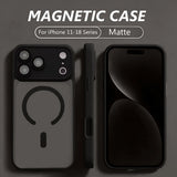 Luxury Magnetic Translucent Matte Case for iPhone