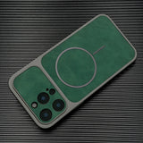 Luxury Leather Heat Dissipation Case For iPhone