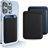 Leather Magnetic Card Holder Wallet For iPhone
