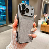Luxury Matte Shockproof Bumper Case For iPhone