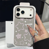 Colorful Stars Print Silicone Case For iPhone