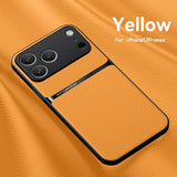 Armor Leather Pattern Case For iPhone