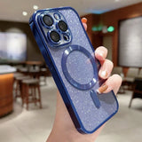 Luxury Electroplate Soft Bumper Glitter Case For iPhone