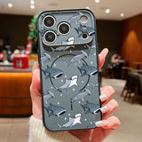 Whale Patterned Magnetic Shockproof Lens Case For iPhone