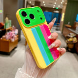 Dopamine Rainbow Acrylic Case For iPhone