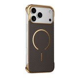 Frameless Carbon Fiber Shockproof Case For iPhone