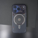 Luxury Mechanical Style Magnetic Case For iPhone