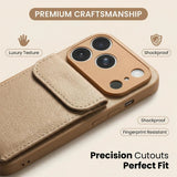 Shockproof  Card Holder Wallet Leather Case For iPhone