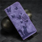 Leather Flip Holder Wallet  Case For iPhone