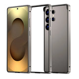 Hybrid Silicone Frame Aluminum Metal Case for Samsung