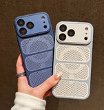 Big Windows Heat Dissipation Magnetic Case For iPhone
