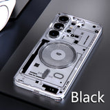 Clear Magnetic Circuit Board Case For Samsung