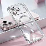 Luxury Transparent Electroplating Soft Case for iPhoneCover