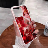 Red Lily Flower Magnetic Case for iPhone