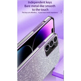 Luxury Gradient Glitter Plating Case For Samsung