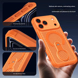Honeycomb Cooling Magnetic Kickstand Case for iPhone