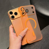 Frameless Ultra Thin Matte Translucent Case for iPhone