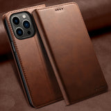 Leather Wallet Flip Case For iPhone
