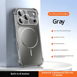 Shockproof Matte Magnetic Plating Case for iPhone
