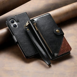 Flip Leather Wrist Strap Card Slots Wallet Case for IPhone