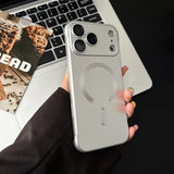 Ultra Thin Matte Magnetic Frameless Case For iPhone