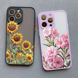 Plain Daisies Flower Shockproof Case For iPhone