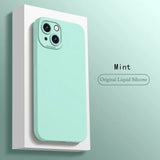 Fluff Protective Soft Liquid Silicone Case for iPhone