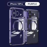 Luxury Transparent Magnetic Case For iPhone