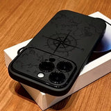 Air Creative Compass Pattern Shockproof  Case For iPhon