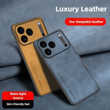 Luxury Leather Shockproof Case For iPhone