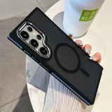 Luxury Matte Magnetic Shockproof Case For Samsung