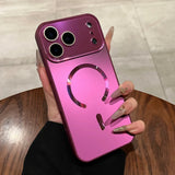 Matte Glitter Laser Magnetic Case for iPhone