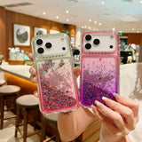 Gradient Quicksand Soft TPU+Hard Bumper Case For iPhone