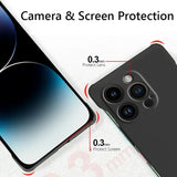 Frameless Slim Matte Hard Case For iPhone