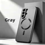 Luxury Magnetic Silicone Lens Protector Case for Samsung