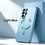 Luxury Magnetic Silicone Lens Protector Case for Samsung
