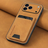 Two-Piece Set Luxury Leather Case for iPhone
