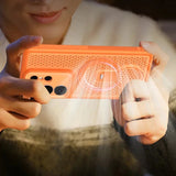 Honeycomb Cooling Magnetic Kickstand Case for Samsung