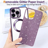 Luxury Electroplate Soft Bumper Glitter Case For iPhone