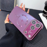 Magnetic Luxury Frosted Bumper Case For iPhone