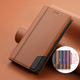 Magnetic Flip Leather Wallet Case For Samsung