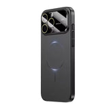 Luxury Camera Large Window Magnetic Case for iPhone