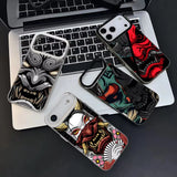 Ghost Face Samurai Case For iPhone