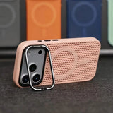 Luxury Cooling Camera Holder Case for iPhone